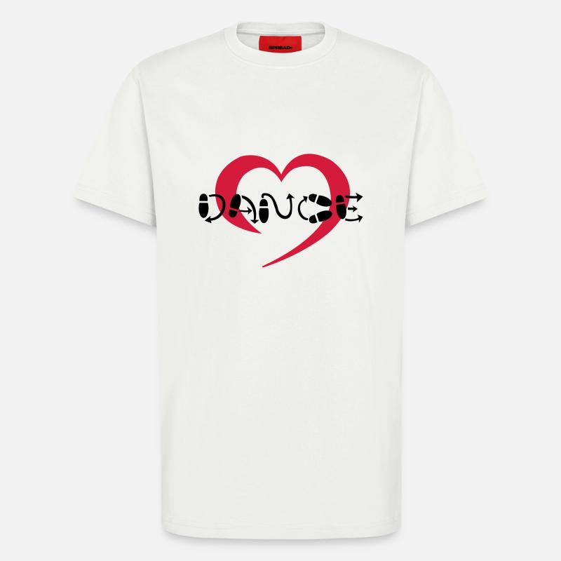 Hearty Dance - T-Shirt - made by SPREAD - OFF WHITE