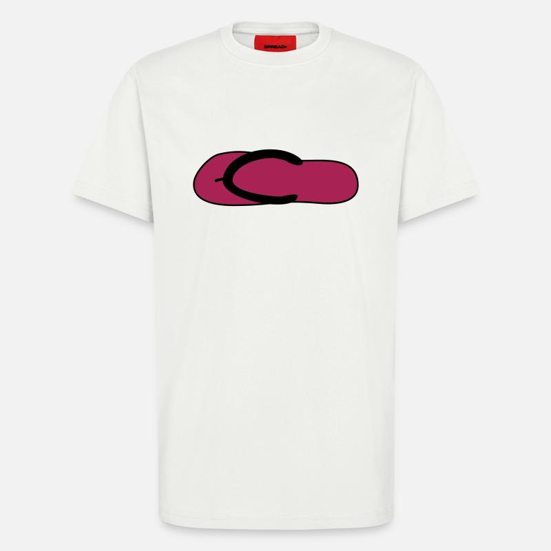badelatsch schuhe - T-Shirt - made by SPREAD - OFF WHITE