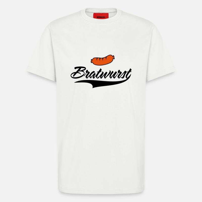 Einfach lecker Bratwurst - T-Shirt - made by SPREAD - OFF WHITE