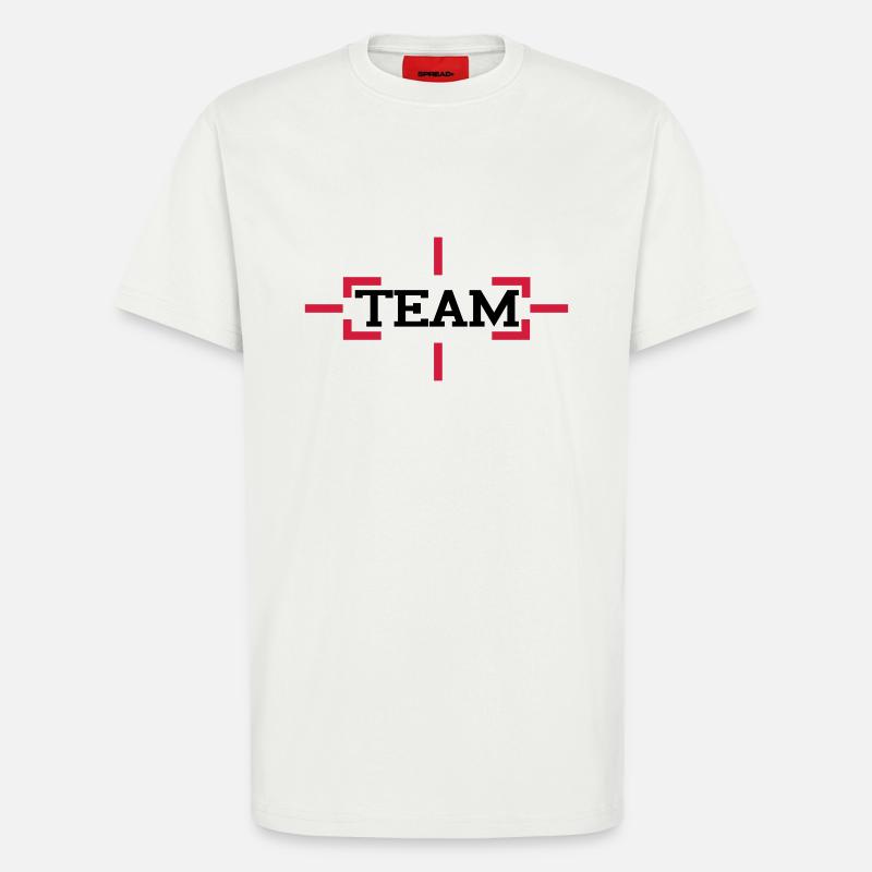 team - T-Shirt - made by SPREAD - OFF WHITE