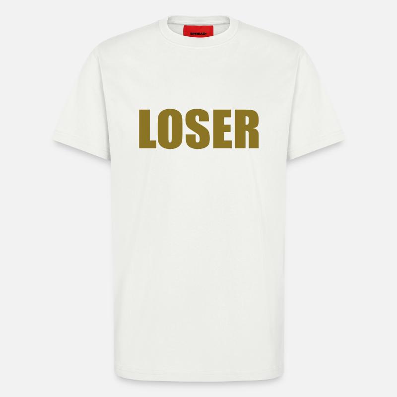 loser ocker - T-Shirt - made by SPREAD - OFF WHITE