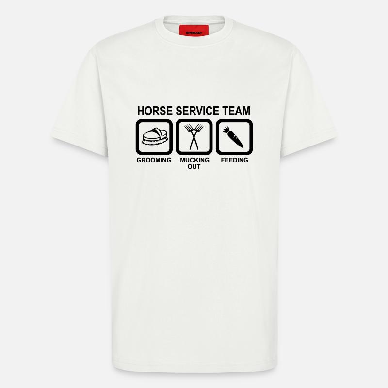 Pferdepfleger - T-Shirt - made by SPREAD - OFF WHITE