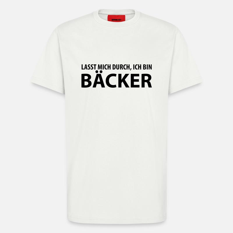 bäcker - T-Shirt - made by SPREAD - OFF WHITE