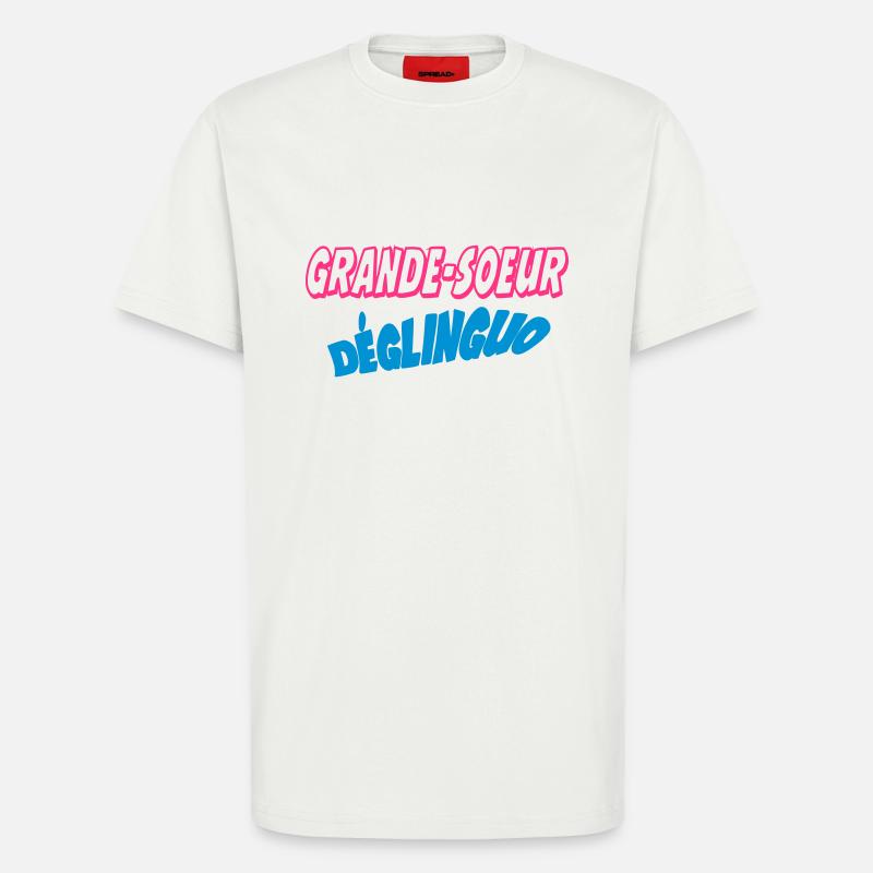 GROßE SCHWESTER - T-Shirt - made by SPREAD - OFF WHITE