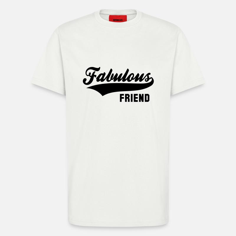 Fabulous FRIEND - T-Shirt - made by SPREAD - OFF WHITE