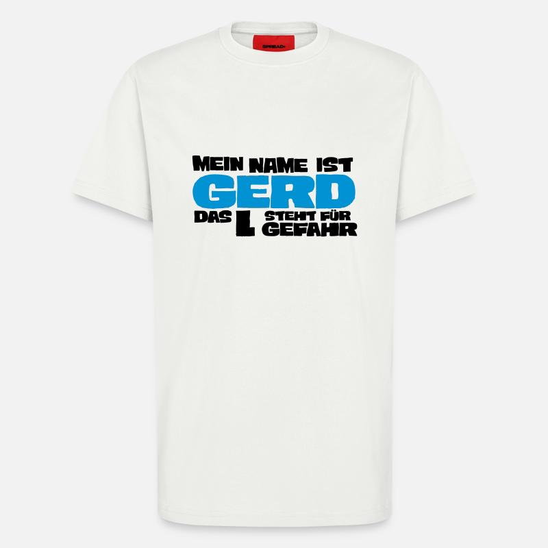 gerd - T-shirt bio décontracté fabriqué en UE - OFF WHITE