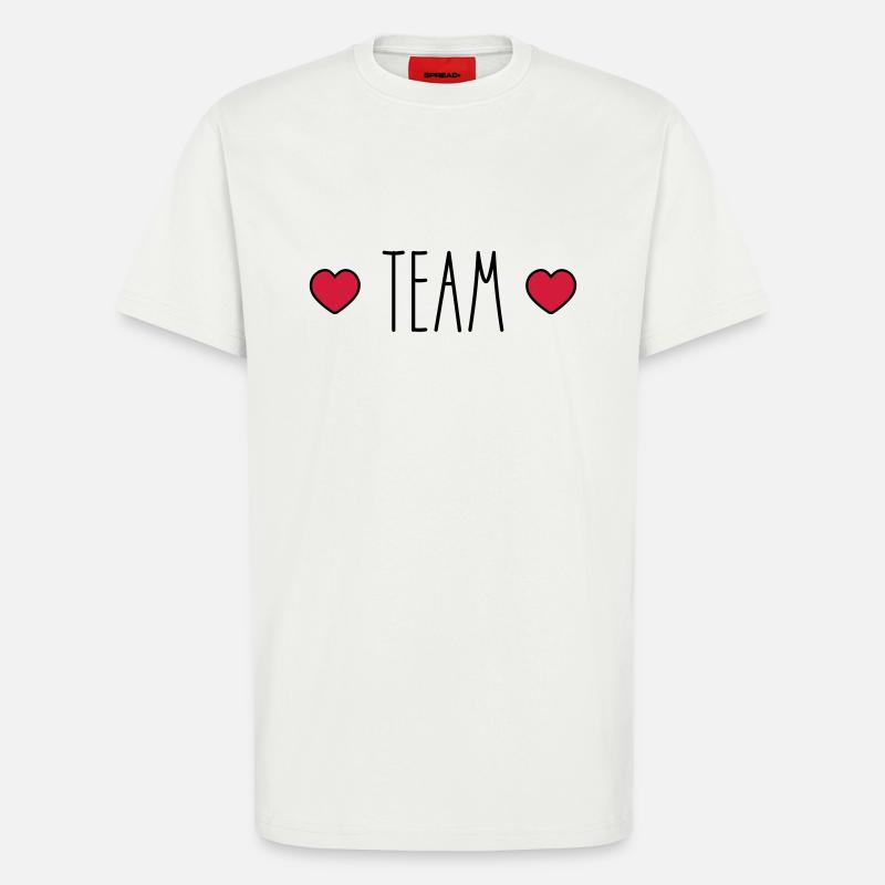 Team Herz - T-Shirt - made by SPREAD - OFF WHITE