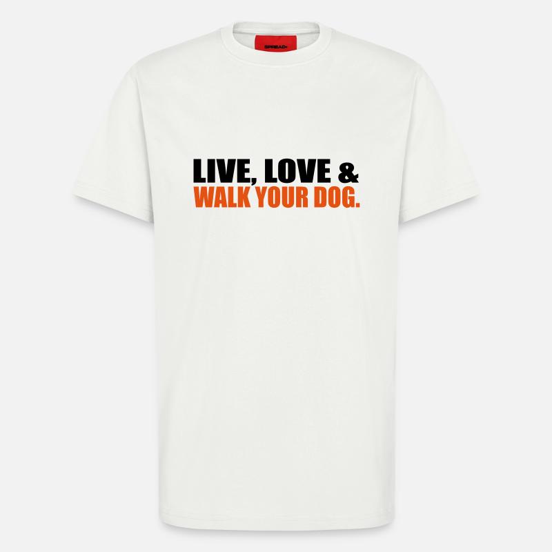 Hund - T-Shirt - made by SPREAD - OFF WHITE