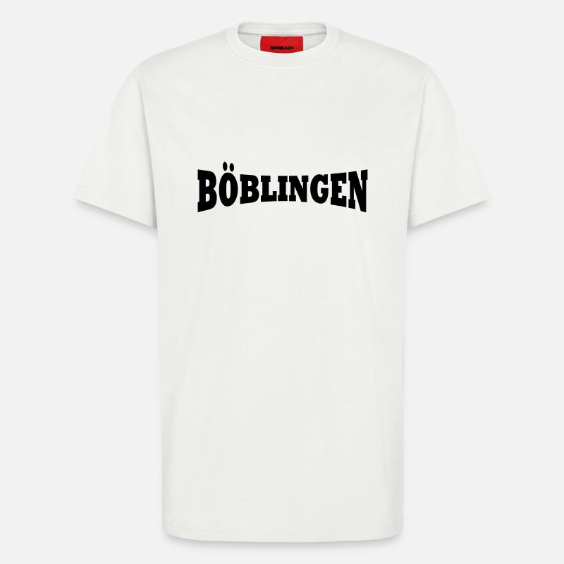 Böblingen - T-shirt bio décontracté fabriqué en UE - OFF WHITE