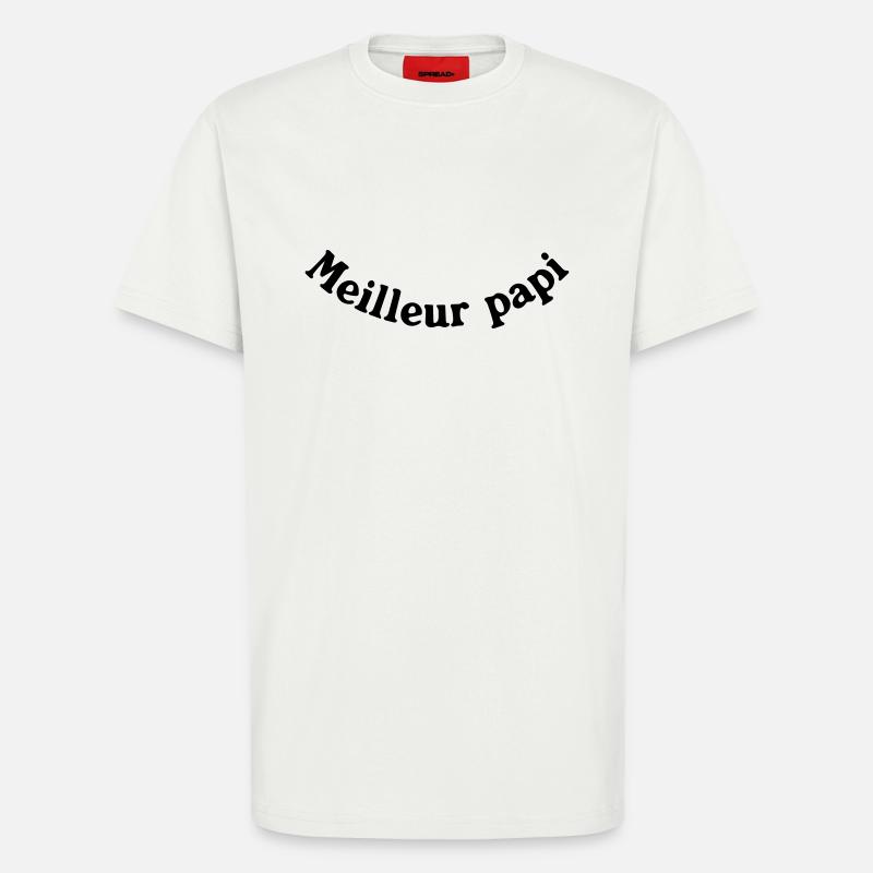 BESTE PAPI - T-Shirt - made by SPREAD - OFF WHITE