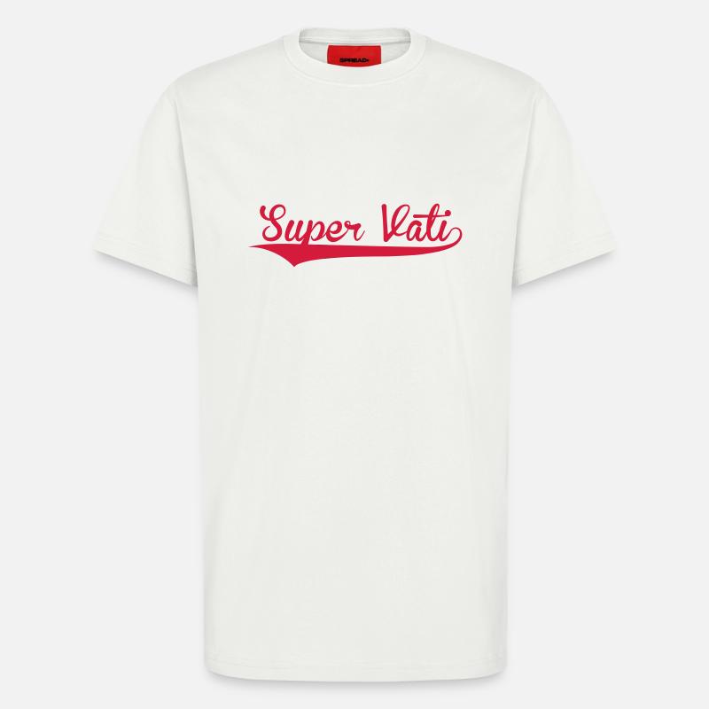 Super Vati - T-Shirt - made by SPREAD - OFF WHITE