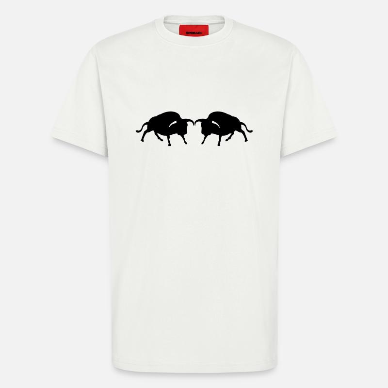 stier2 - T-Shirt - made by SPREAD - OFF WHITE