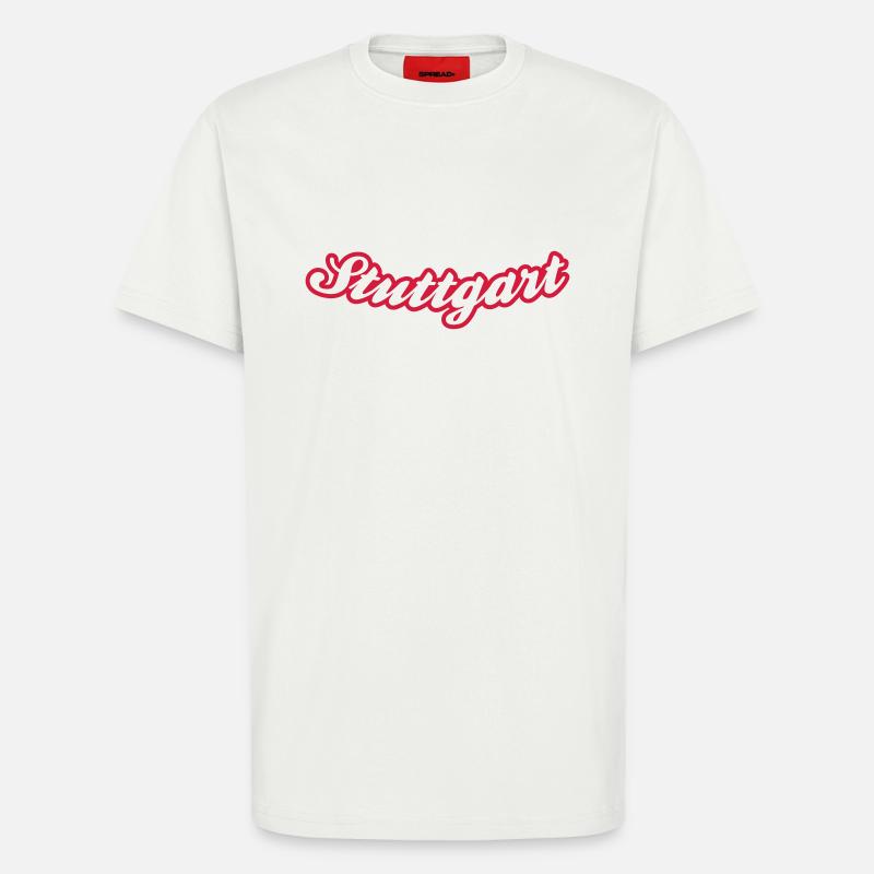 stuttgart - T-Shirt - made by SPREAD - OFF WHITE