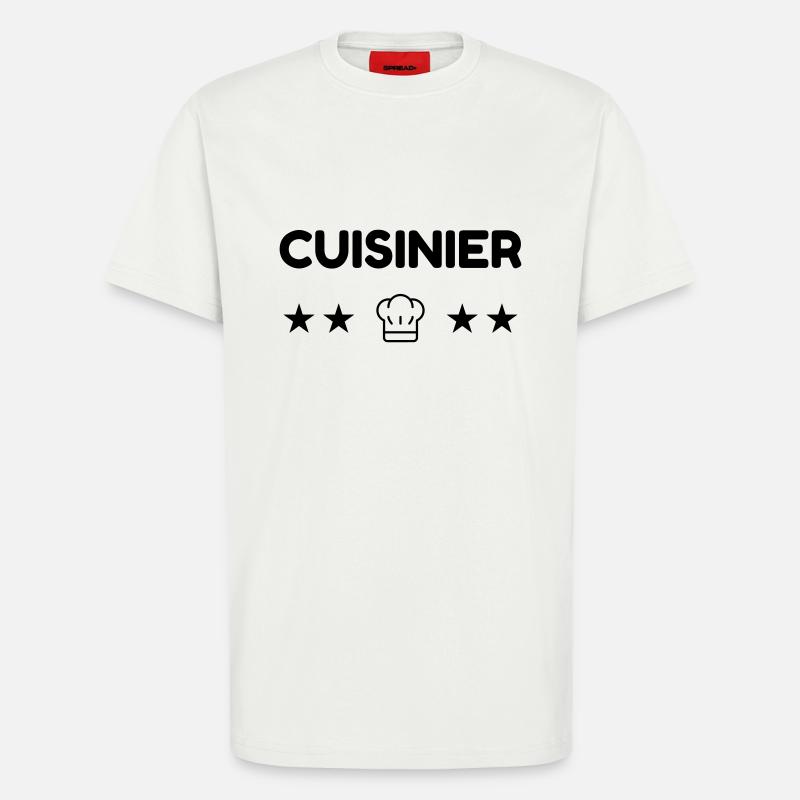 Koch / Kochen / Cooking / Chef - T-Shirt - made by SPREAD - OFF WHITE
