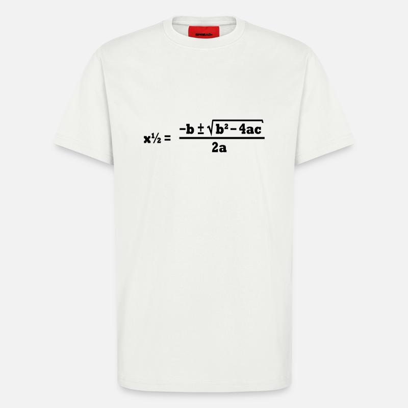 Mathe - T-Shirt - made by SPREAD - OFF WHITE
