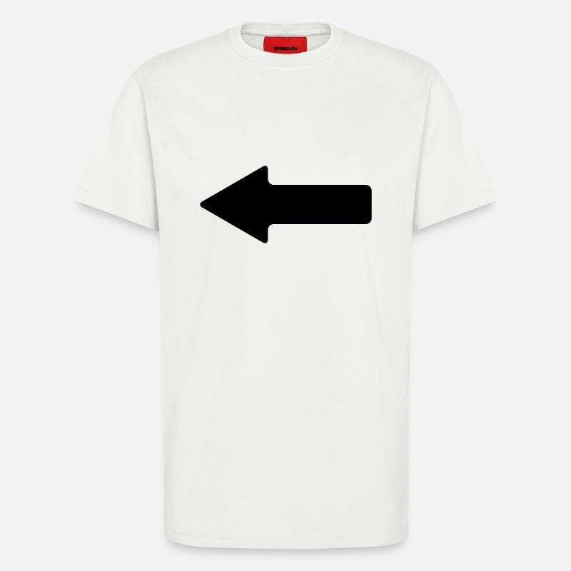 pfeil - T-Shirt - made by SPREAD - OFF WHITE