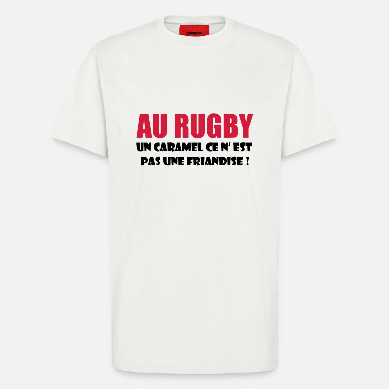 rugby - T-Shirt - made by SPREAD - OFF WHITE