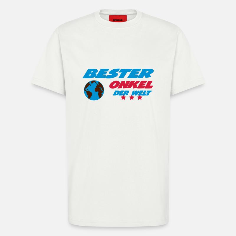 Bester ONKEL der welt - T-Shirt - made by SPREAD - OFF WHITE