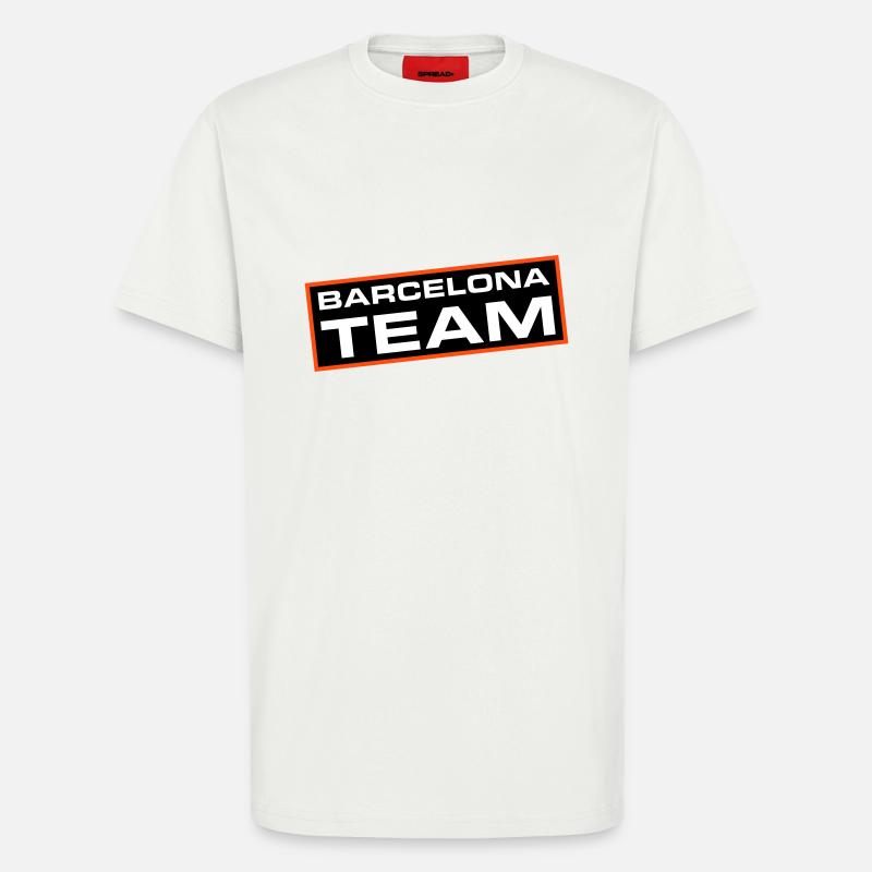Barcelona Team - T-Shirt - made by SPREAD - OFF WHITE