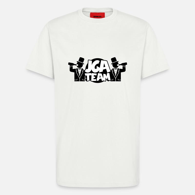 Jga Team - T-Shirt - made by SPREAD - OFF WHITE