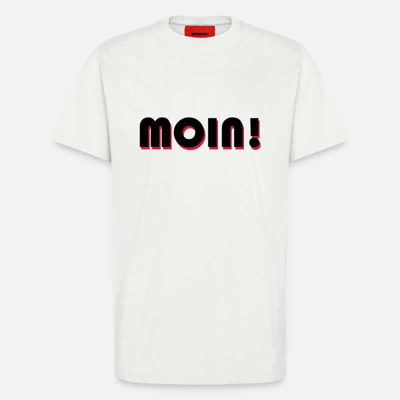 Moin - T-Shirt - made by SPREAD - OFF WHITE