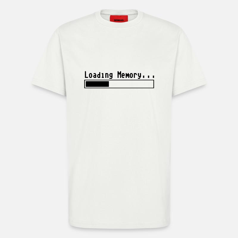 Loading Memory... - T-Shirt - made by SPREAD - OFF WHITE