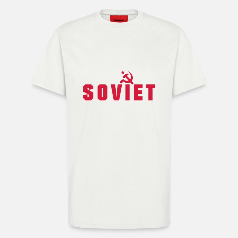Soviet - Russland - T-Shirt - made by SPREAD - OFF WHITE