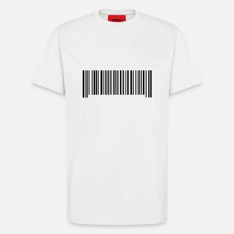 code - T-shirt bio décontracté fabriqué en UE - OFF WHITE