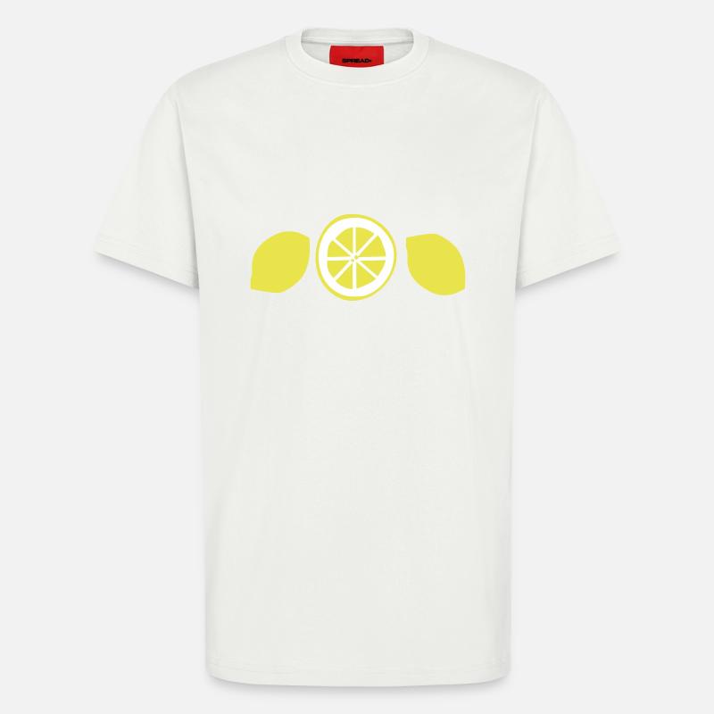 Lemon Obst Vektor - T-Shirt - made by SPREAD - OFF WHITE