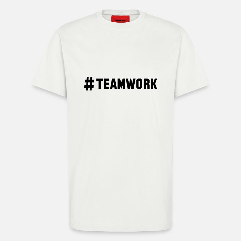 # teamwork - T-Shirt - made by SPREAD - OFF WHITE