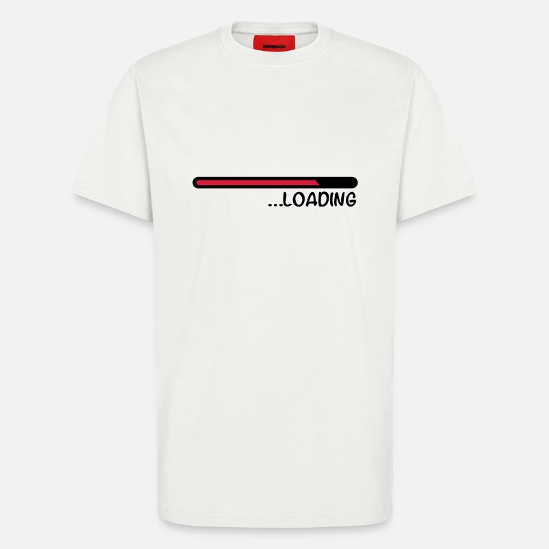loading_cc2 - T-shirt bio décontracté fabriqué en UE - OFF WHITE