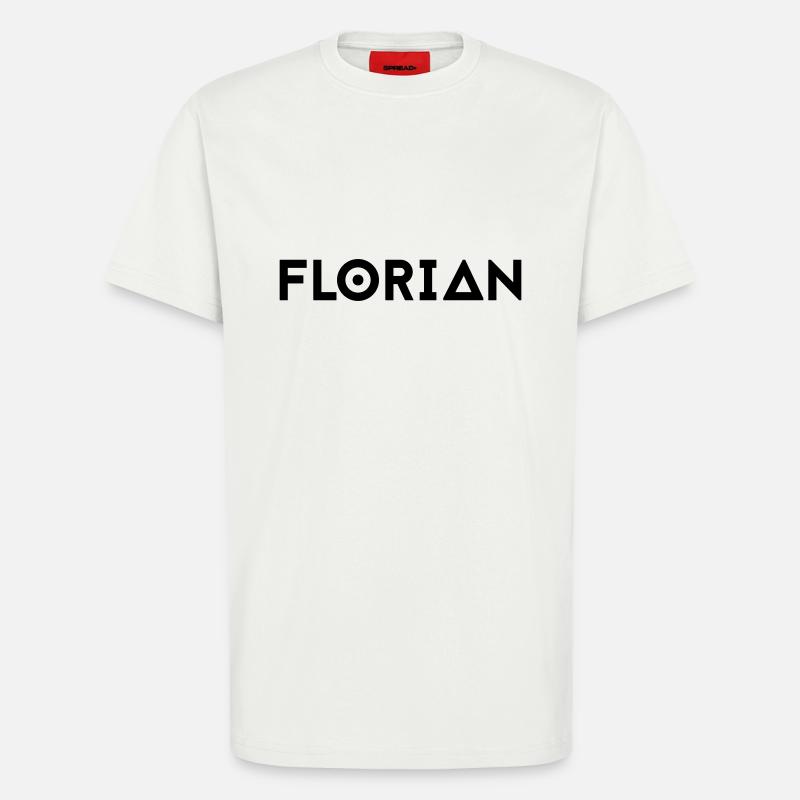 Vorname Florian - T-Shirt - made by SPREAD - OFF WHITE