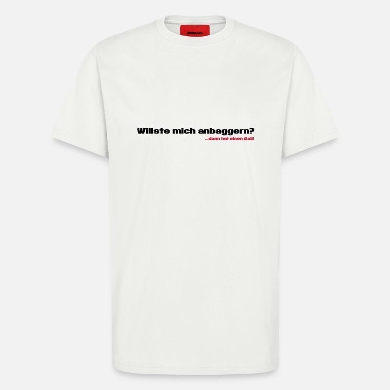 Anbaggern - T-Shirt - made by SPREAD - OFF WHITE