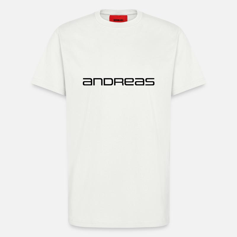 Andreas Geschenk - T-Shirt - made by SPREAD - OFF WHITE