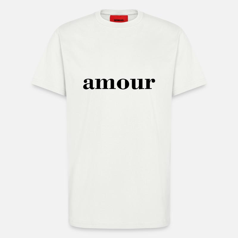 amour - T-Shirt - made by SPREAD - OFF WHITE