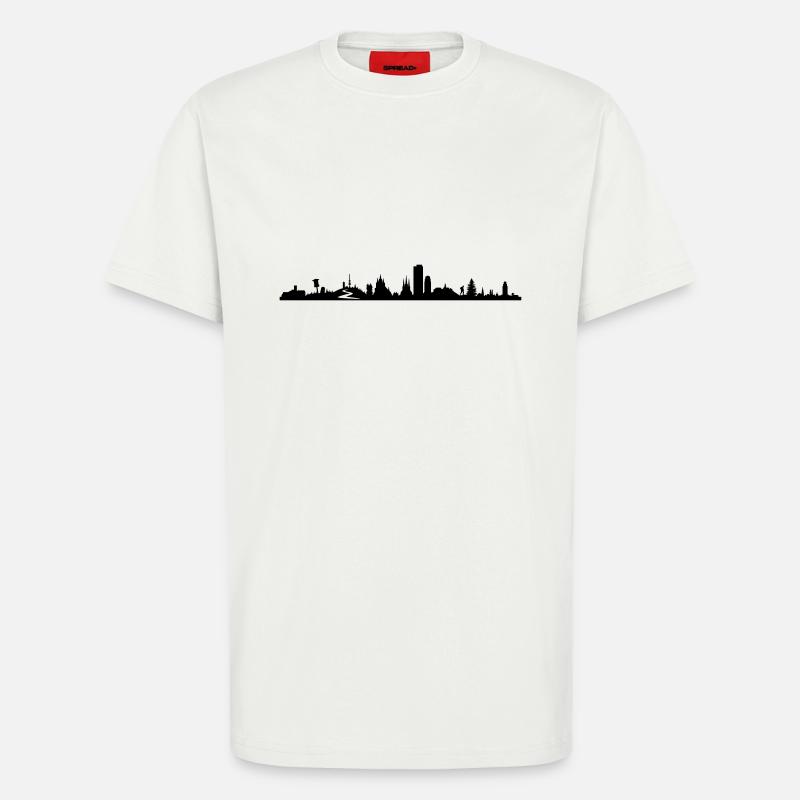 Skyline - Thüringen - T-Shirt - made by SPREAD - OFF WHITE