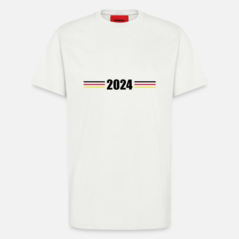2024 Germany Flag - T-Shirt - made by SPREAD - OFF WHITE