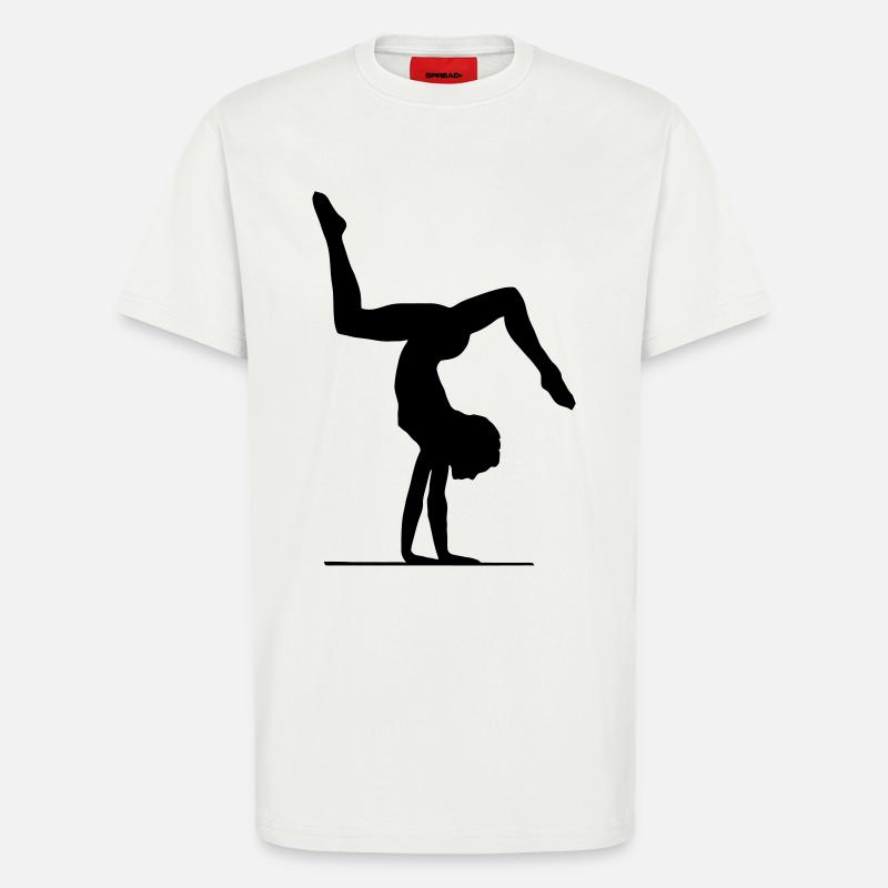 Gymnastics & floor exercise - T-Shirt - made by SPREAD - OFF WHITE