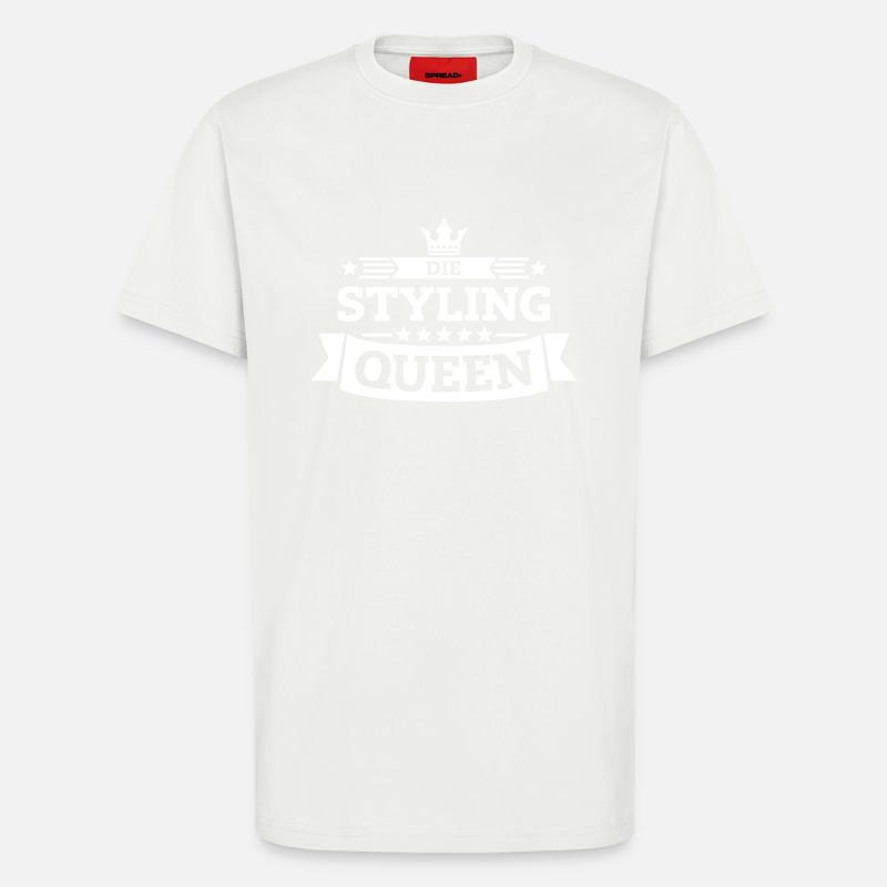 Die Styling-Queen - T-Shirt - made by SPREAD - OFF WHITE