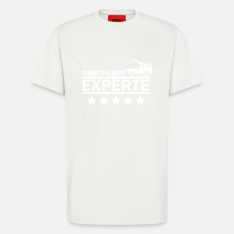 abschlepp experte - T-Shirt - made by SPREAD - OFF WHITE