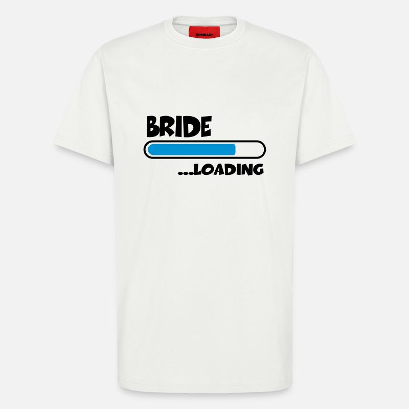 Bride loading - T-shirt bio décontracté fabriqué en UE - OFF WHITE