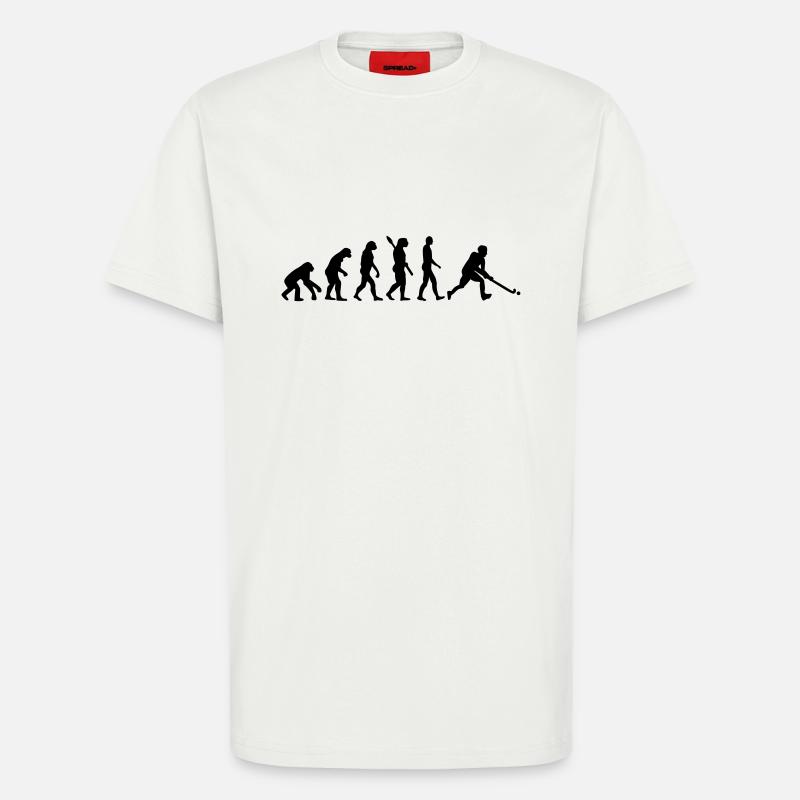 Evolution Hockey - T-Shirt - made by SPREAD - OFF WHITE