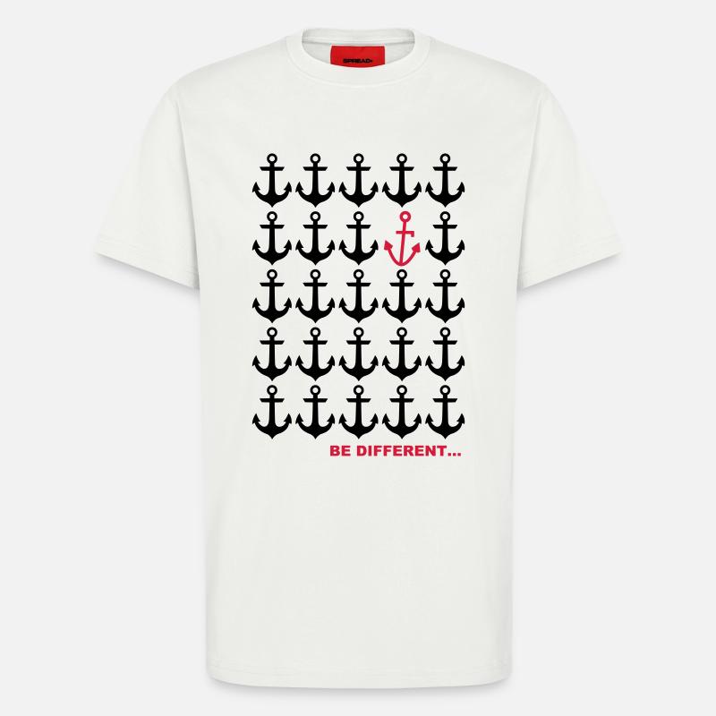 Be Different... - T-Shirt - made by SPREAD - OFF WHITE