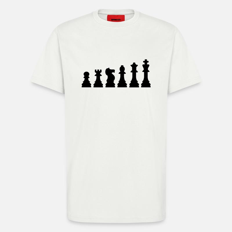 Chess - T-Shirt - made by SPREAD - OFF WHITE