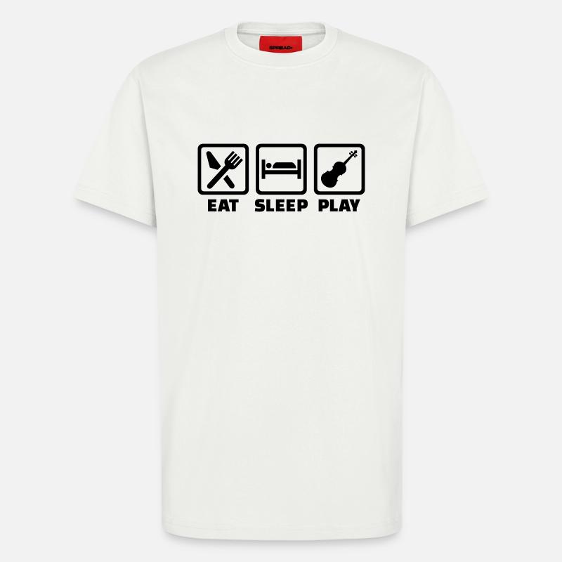 Geige - T-Shirt - made by SPREAD - OFF WHITE