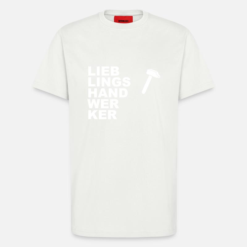 Lieblings Handwerker - T-Shirt - made by SPREAD - OFF WHITE