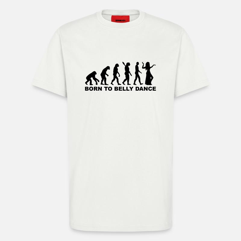 Evolution belly dance - T-Shirt - made by SPREAD - OFF WHITE