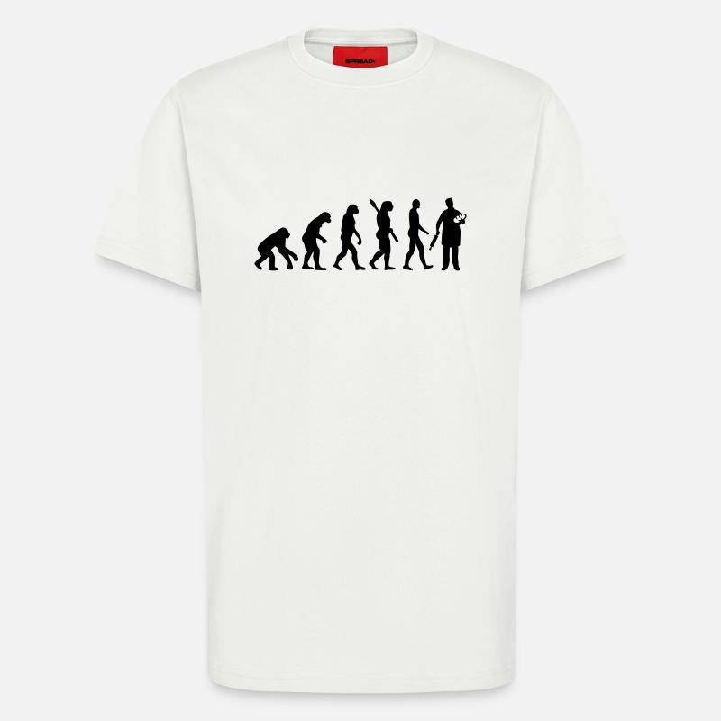 Evolution Baker - T-Shirt - made by SPREAD - OFF WHITE