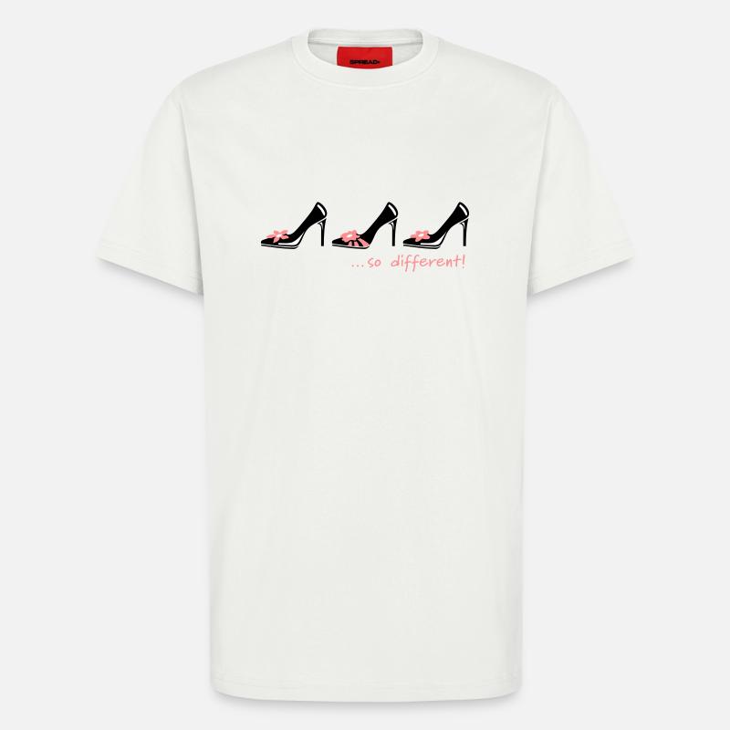 Schuhe Schuhe Schuhe - T-Shirt - made by SPREAD - OFF WHITE