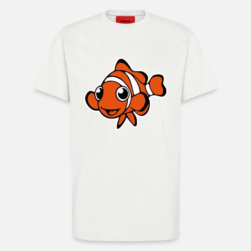 Clownfisch (Vektor) - T-Shirt - made by SPREAD - OFF WHITE